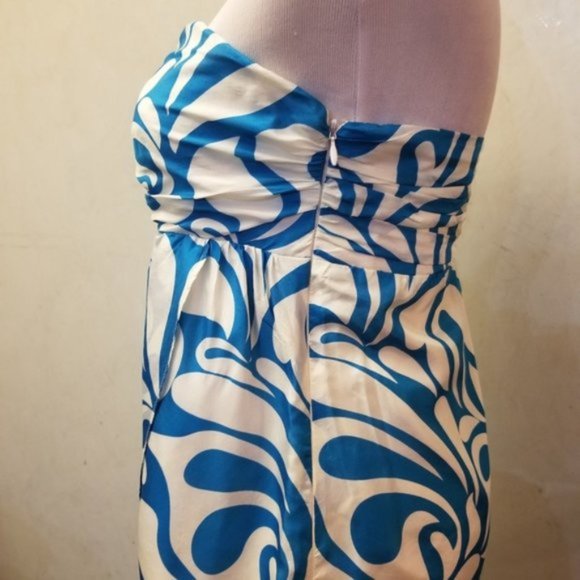 Liquid tube top 100% silk dress size 4 (38) - Picture 7 of 7